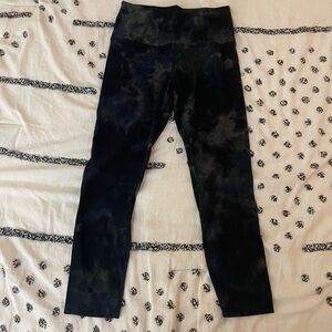 Lululemon Align High-Rise Crop 23” Leggings Diamond Dye Green Size 6